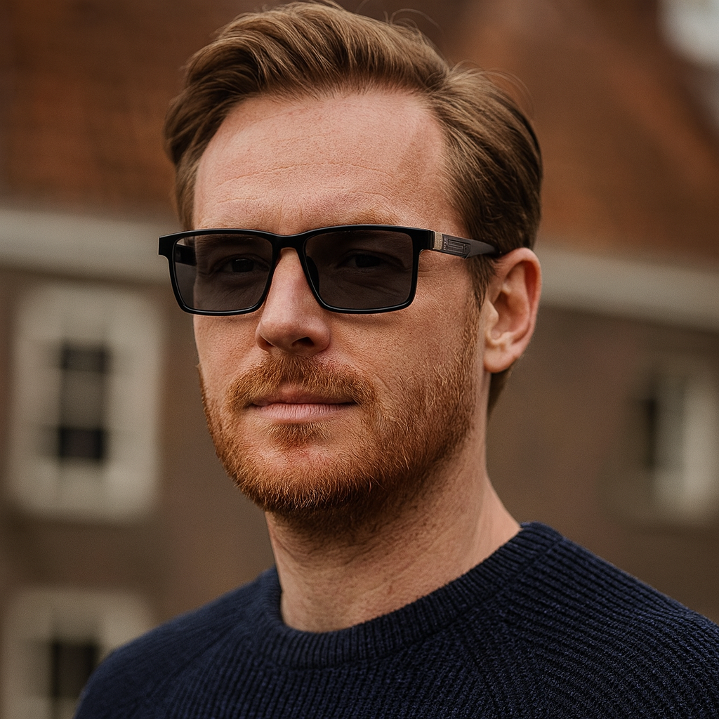 Retro Full-Frame Multifocal Reading Glasses with Color Change