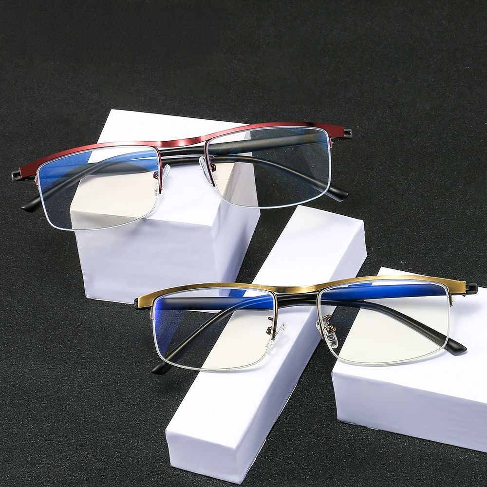 Alloy Multifocal Reading Glasses with Blue Light Filter