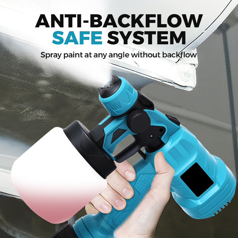 High-pressure Cordless Paint Sprayer with 2 Batteries