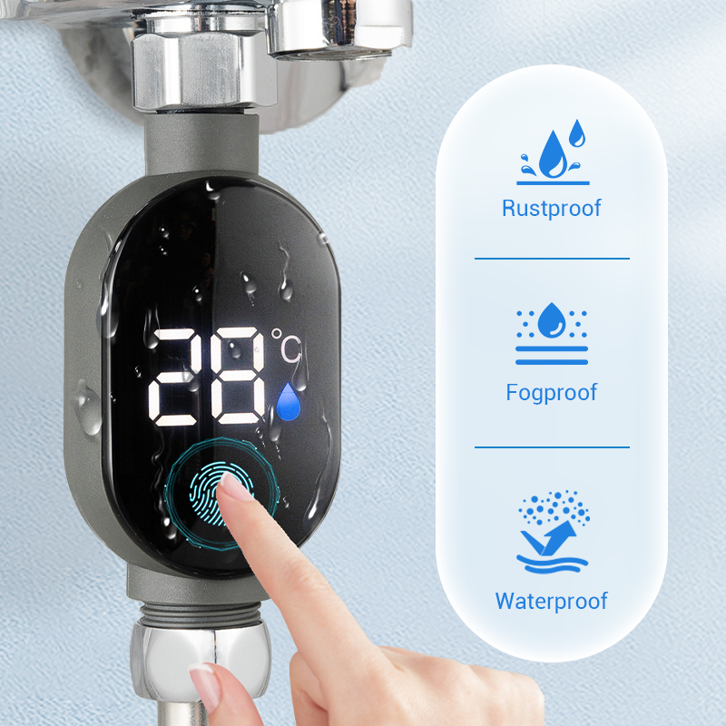 🚿 Buy 1 Get 1 Free🌡️Shower Thermometer-Instant Digital Display, Waterproof & Easy Install for Safe Bathing 👶📦