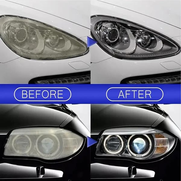 TUBBER - Automotive Headlamp Restoration Fluid Kit