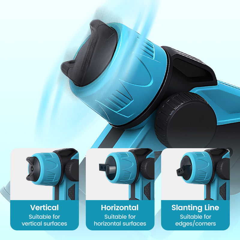 High-pressure Cordless Paint Sprayer with 2 Batteries