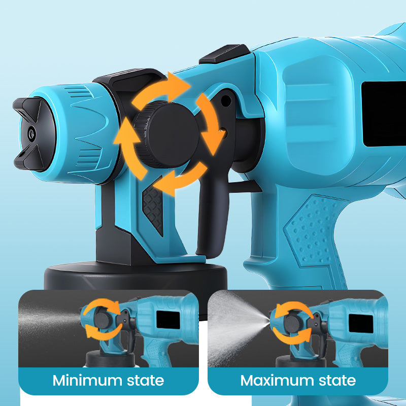 High-pressure Cordless Paint Sprayer with 2 Batteries
