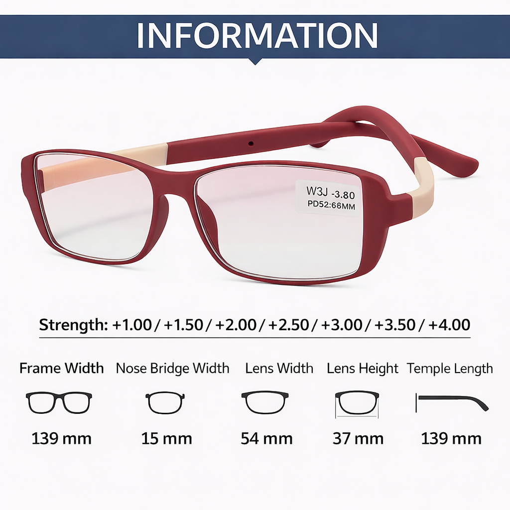 VOXY 3-in-1 Dual-Focus Reading Glasses