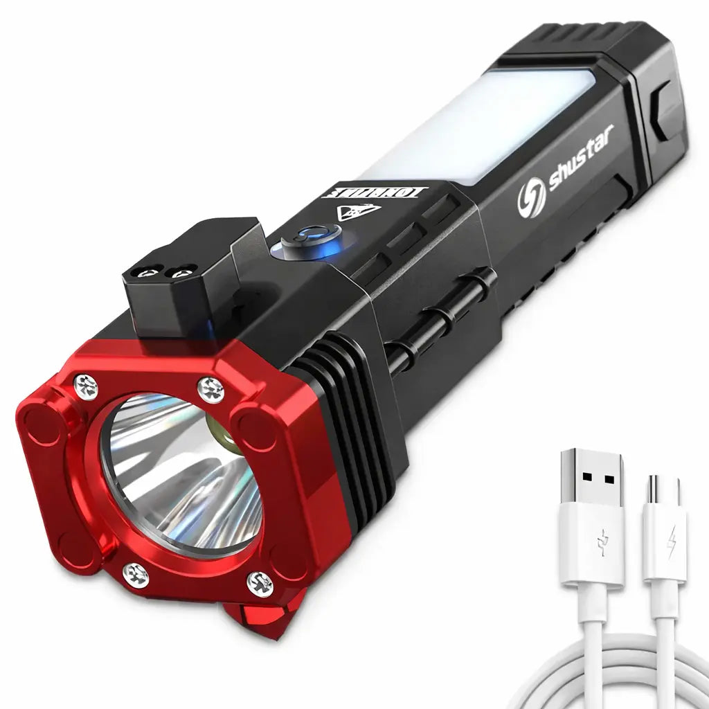 4-in-1 Tactical Flashlight with Integrated Powerbank urb-x-gear