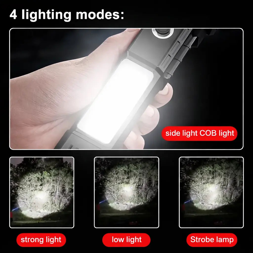 4-in-1 Tactical Flashlight with Integrated Powerbank urb-x-gear