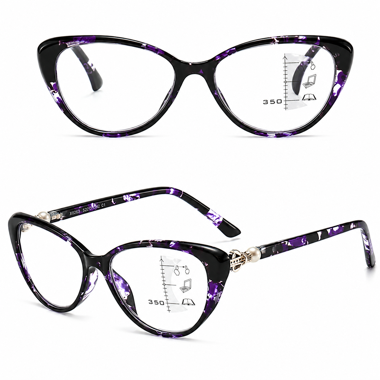 PEARL CAT-EYE PROGRESSIVES