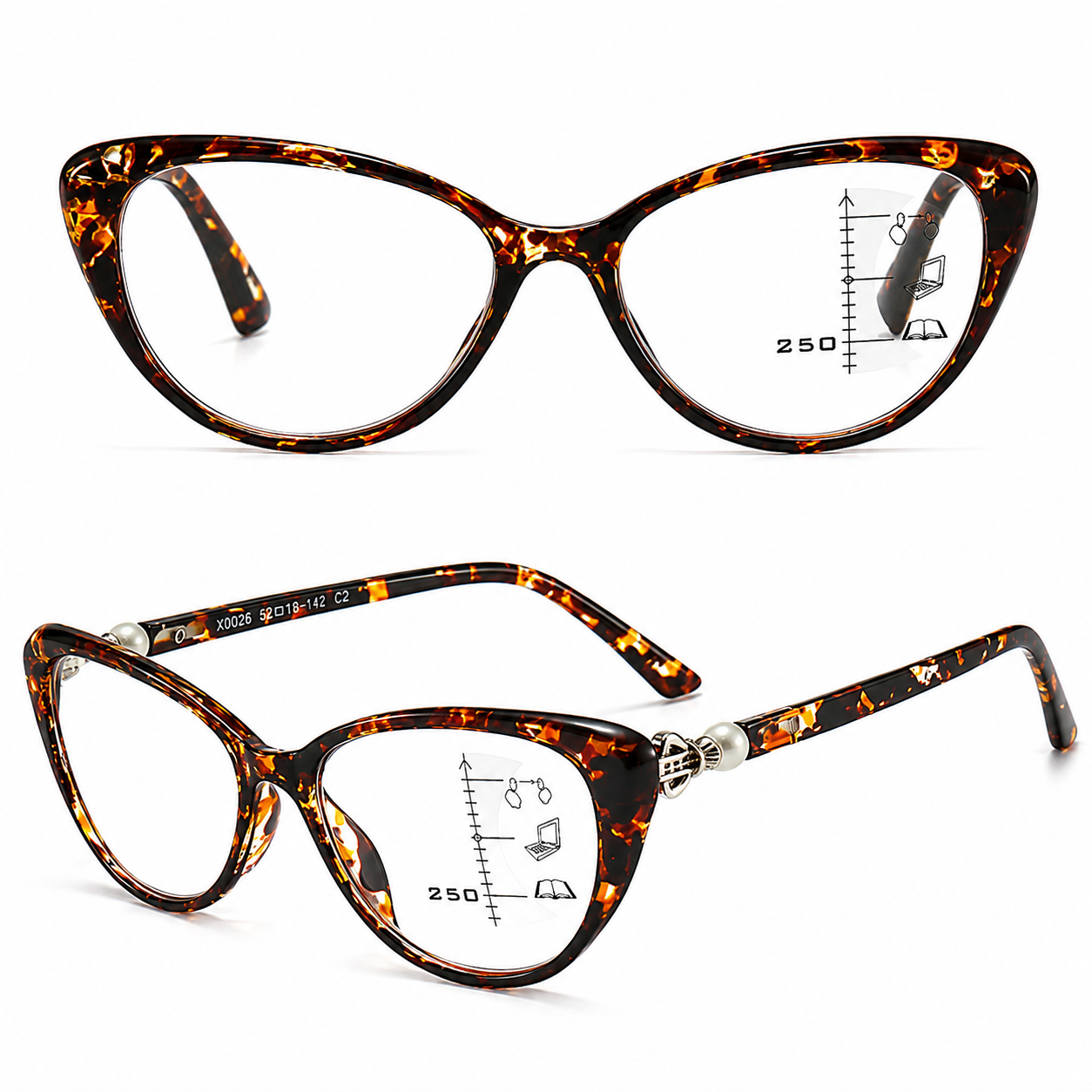PEARL CAT-EYE PROGRESSIVES