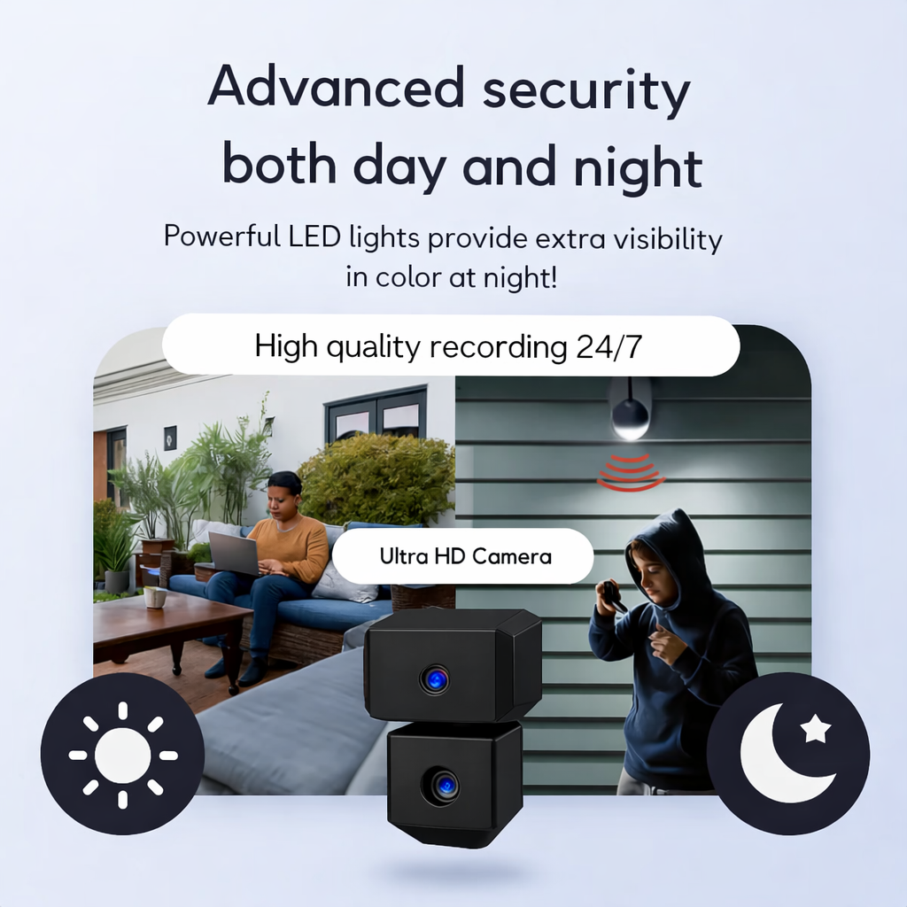 SafeCam Pro | 24/7 Protection – Works Without Internet or Electricity