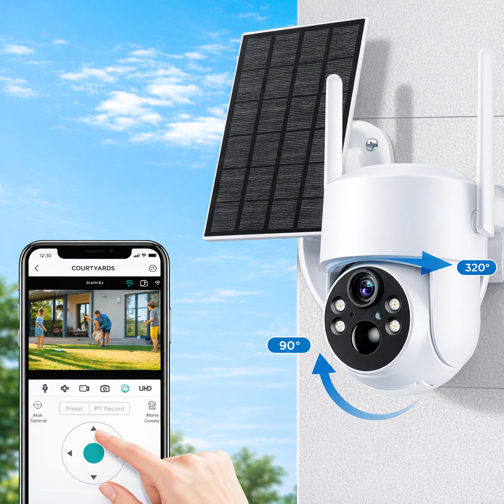 Energy Vision 4K Solar Camera - 100% Loadshedding Proof