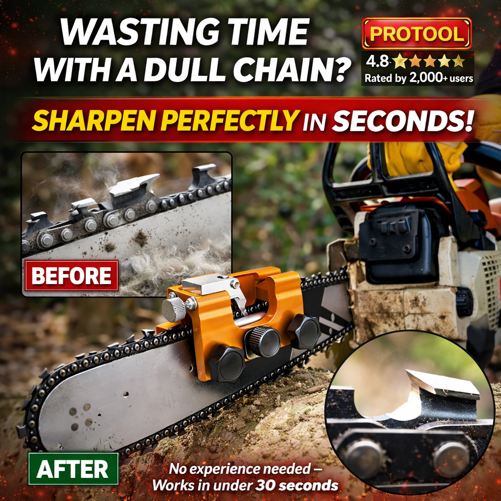 MasterSharp™ Chainsaw Chain Sharpener | Professional Grade urb-x-gear