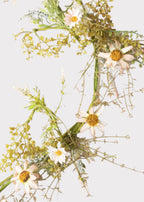 Artificial Wildflower Garland in Pale Pink - 72"