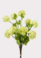 Honeydew Green Snowball Fake Flower Bundle - 31"