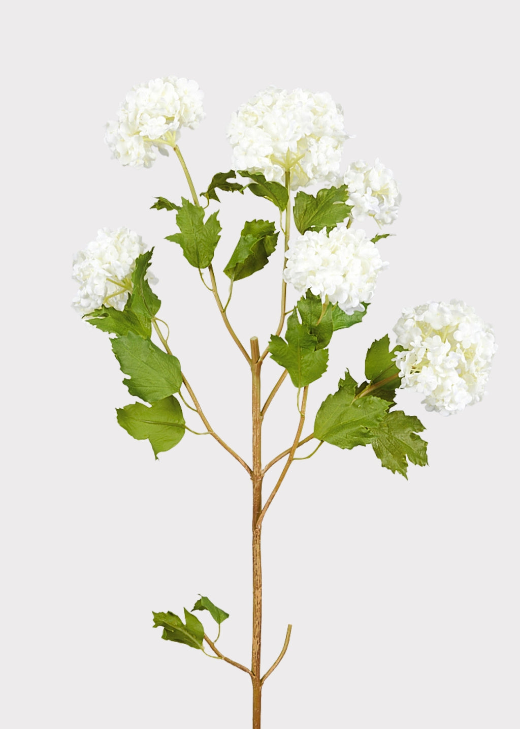 SAVE - Faux Snowball Hydrangea in Crisp White - 43.5"