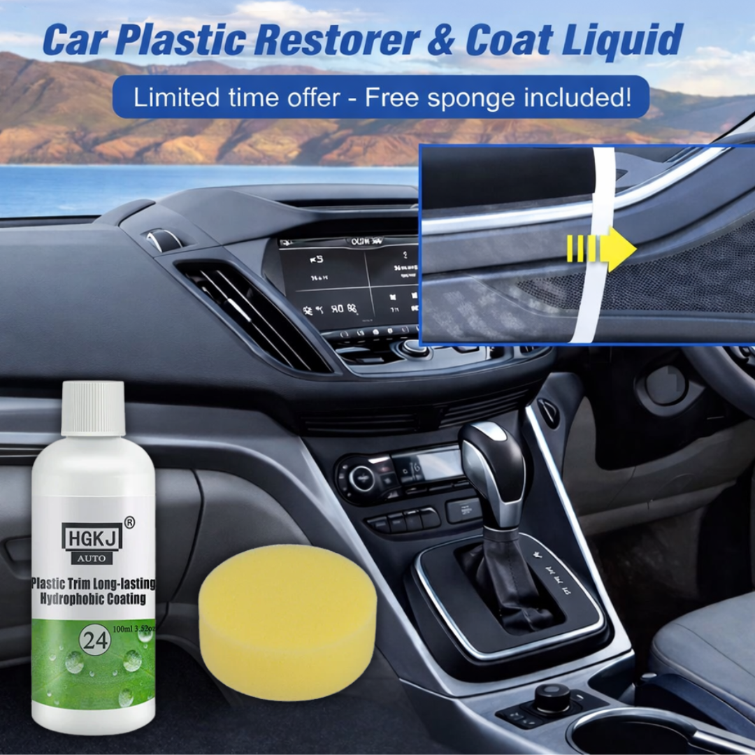 Car & Motorcycle Plastic Restorer 100ml | NanoMax Premium