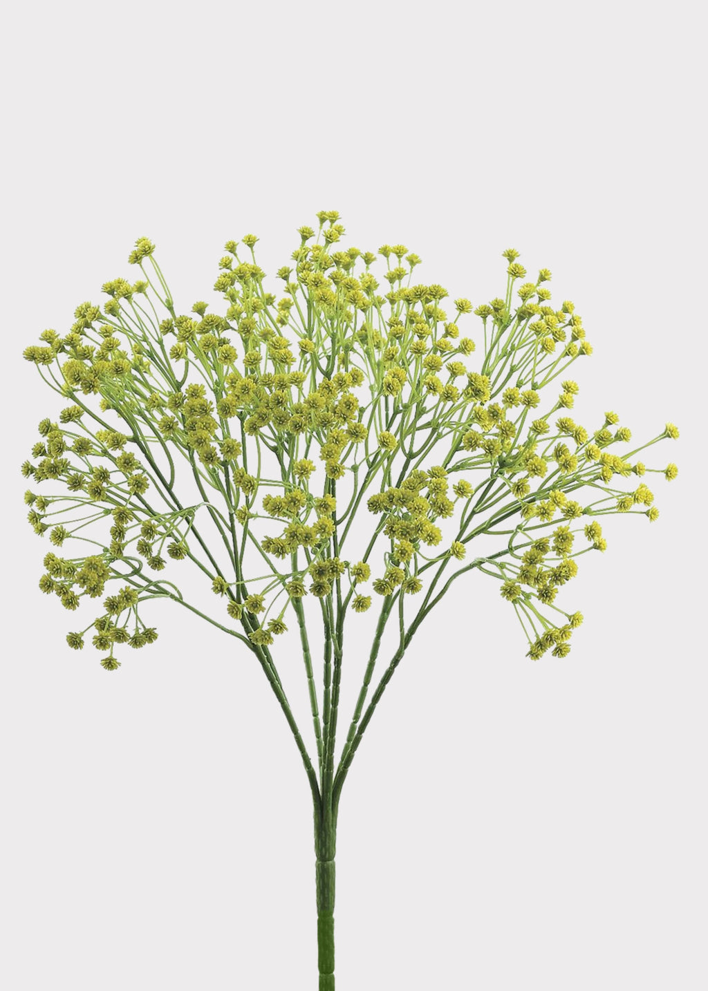 Green Artificial Baby's Breath Flower Bush - 15"