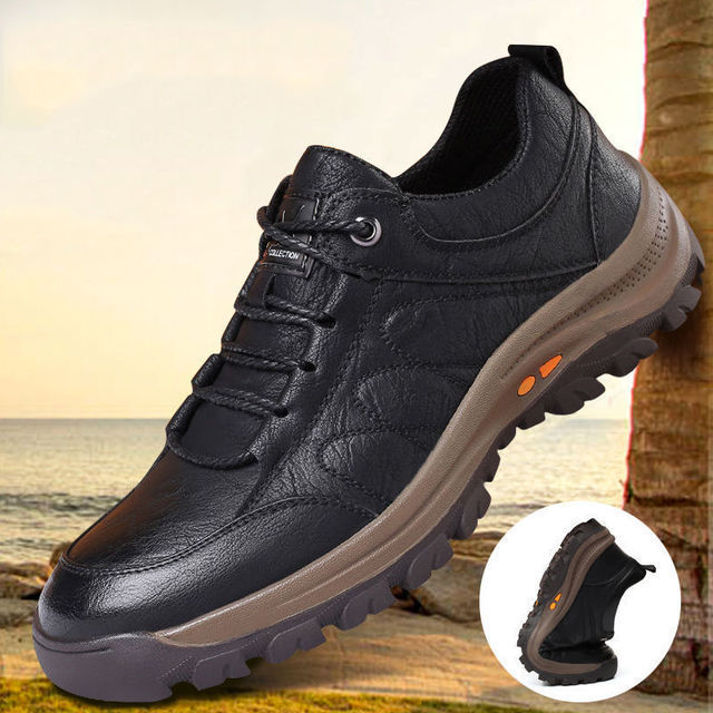 Orthopedic Leather Men's Sneakers – Orto Pro