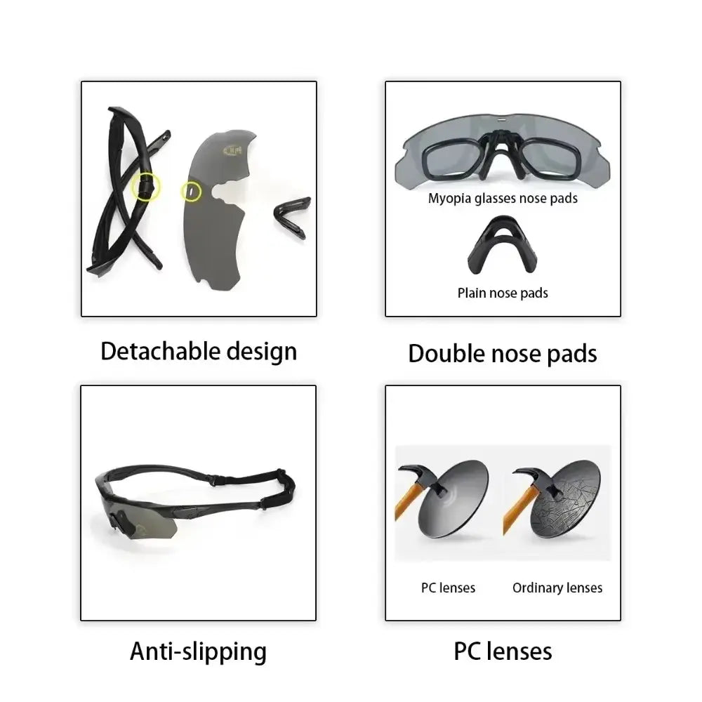 Military Tactical Windproof Glasses urb-x-gear