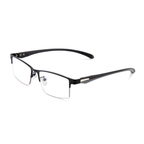 ULTRALEICHTE HALBRAND-GLEITSICHTBRILLE AUS METALL MIT PHOTOCHROMEN GLÄSERN